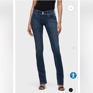 Hudson Beth Mid-Rise Baby Bootcut Jean in Obsess Sz 25